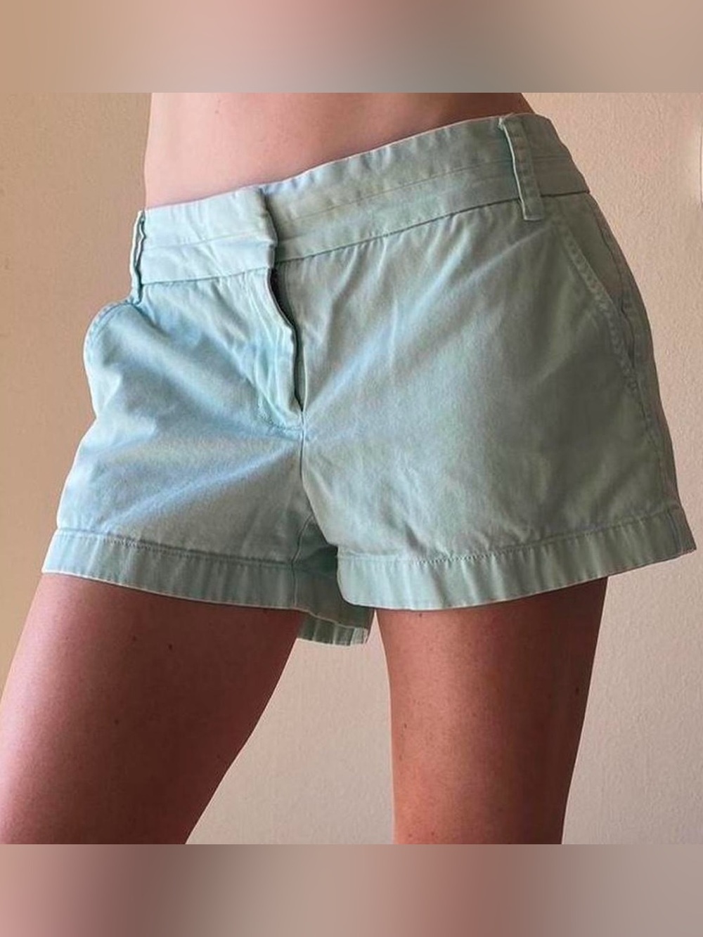 J. Crew 100% Cotton Chino Shorts in Mint
